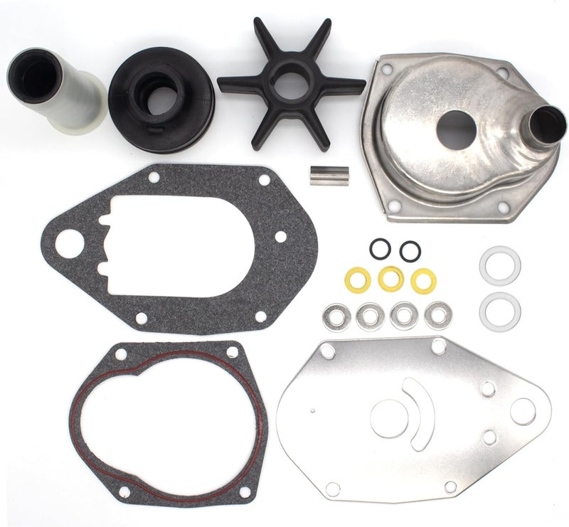 QUICKMARINER QuickMarine 812966A12 Water Pump Impeller Repair Kit for Mercury Marine 4 Stroke 30-60 HP Outboard Motors Replacement 46-812966A12 Sierra 18-3690 Boat Engine - Image 5